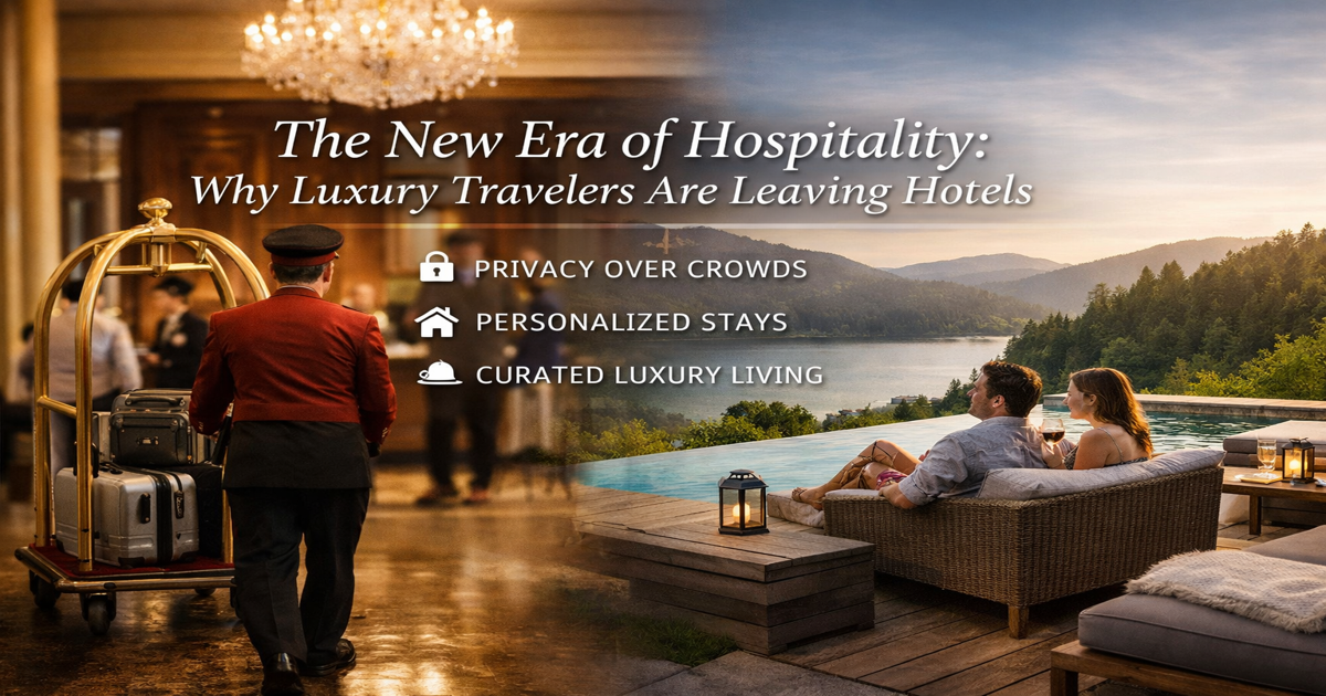 The New Era of Hospitality: Why Luxury Travelers Are Leaving Hotels