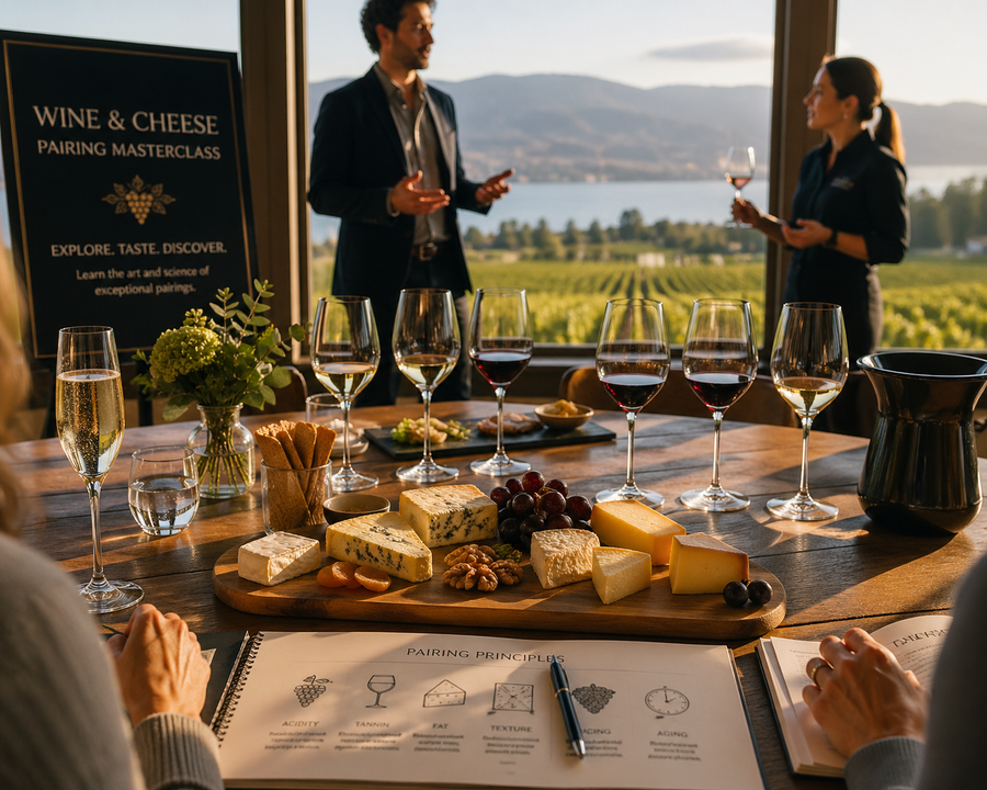 Okanagan Wine and Cheese Pairing Masterclass - Gallery 1