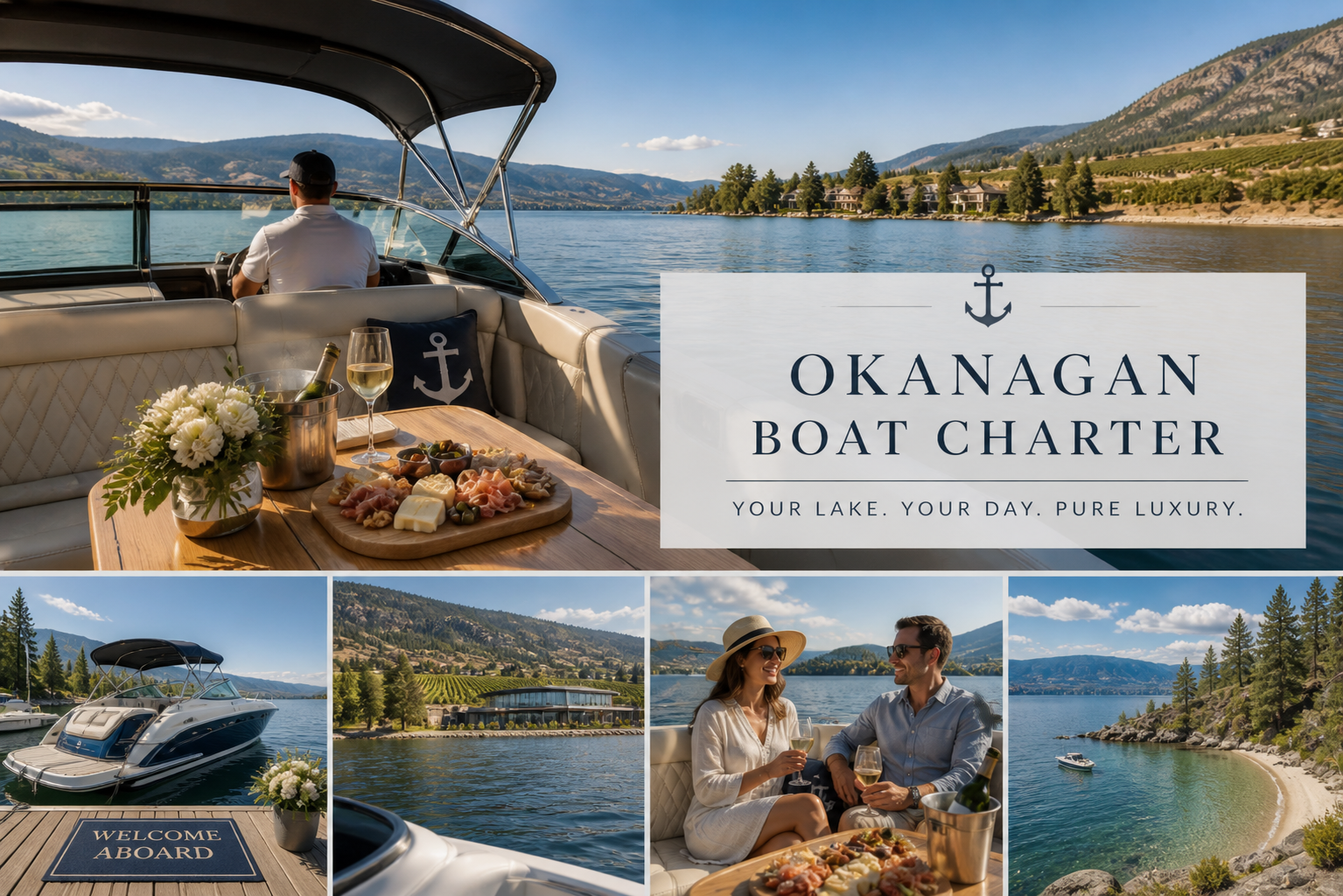 Okanagan Luxury Boat Charter