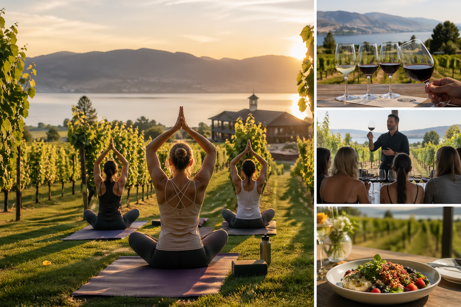 Okanagan Vineyard Yoga and Wine Experience - Gallery 1