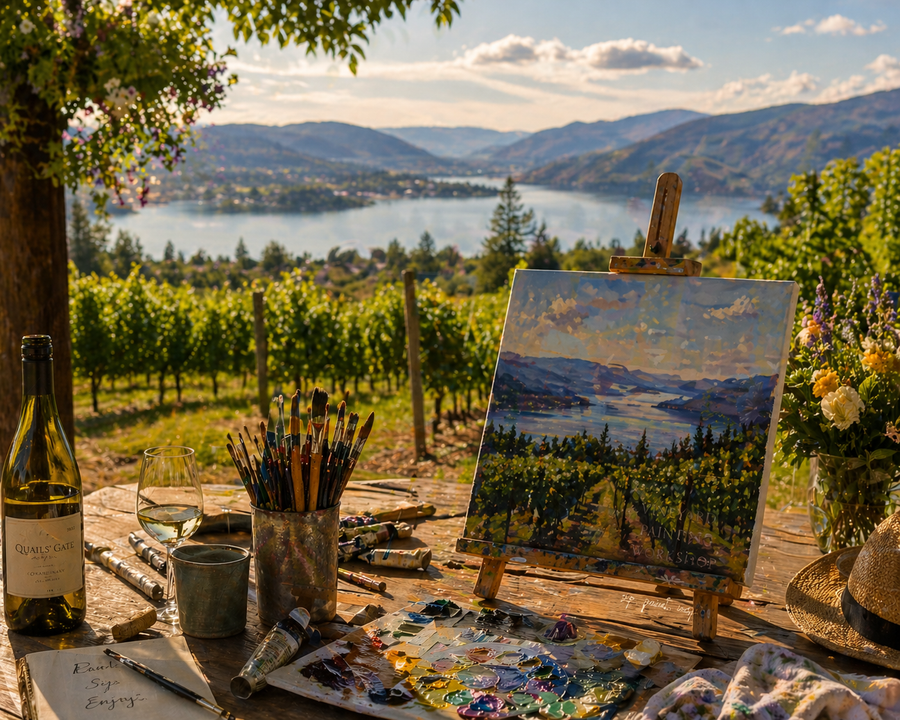Okanagan Vineyard Painting Workshop - Gallery 1