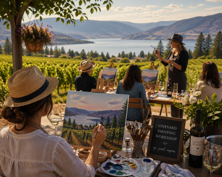 Okanagan Vineyard Painting Workshop