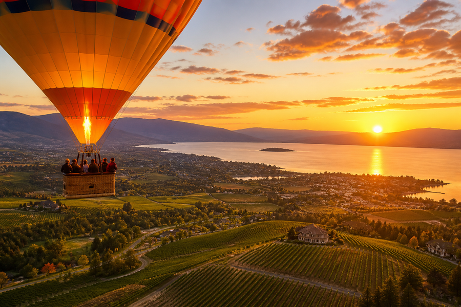 Okanagan Sunset Hot Air Balloon Ride - Gallery 1