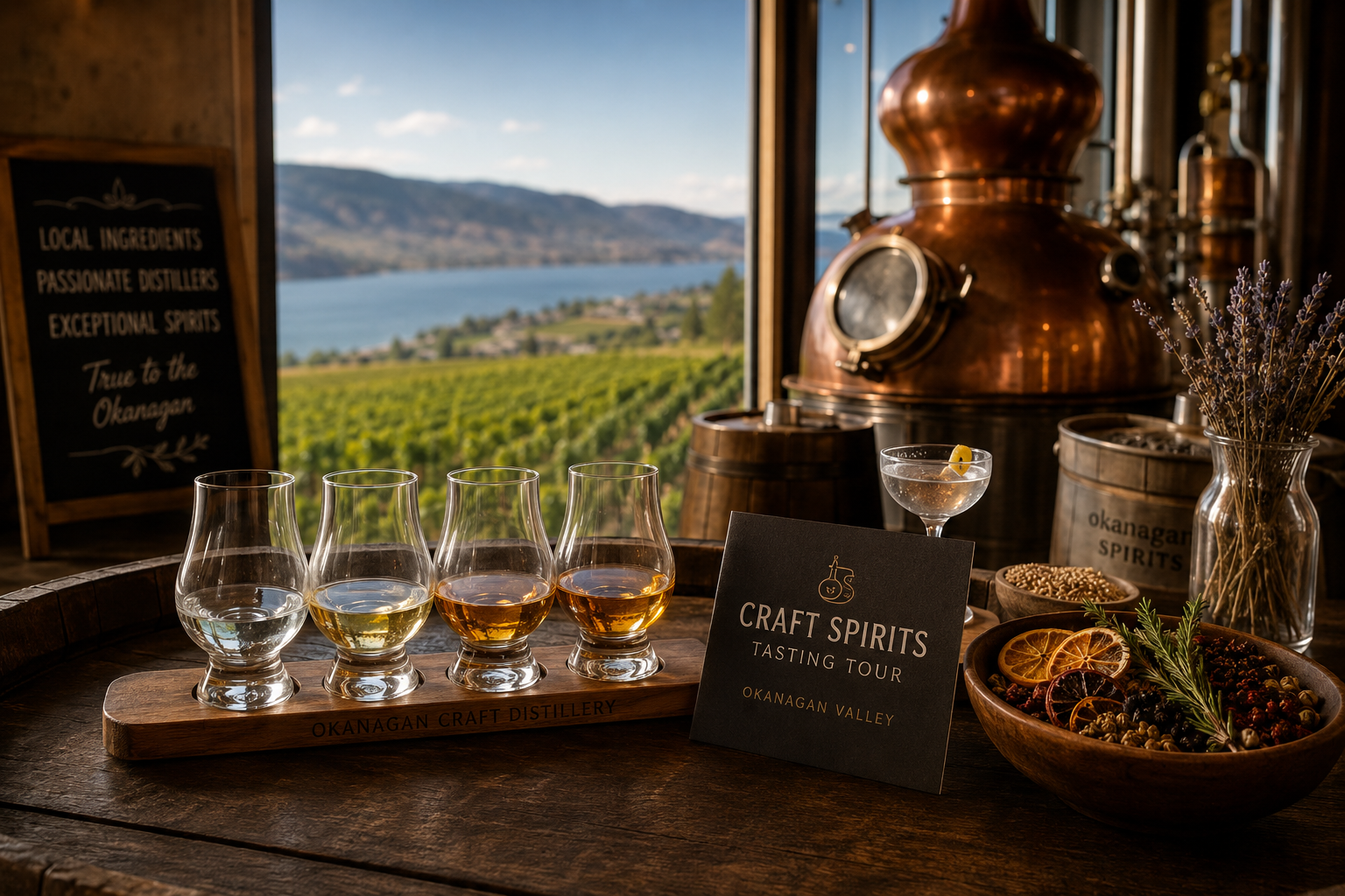 Okanagan Craft Spirits Tasting Tour